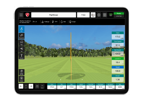 FlightScope Mevo+, Pro Package & Face Impact Location Bundle | MIA Golf Technology