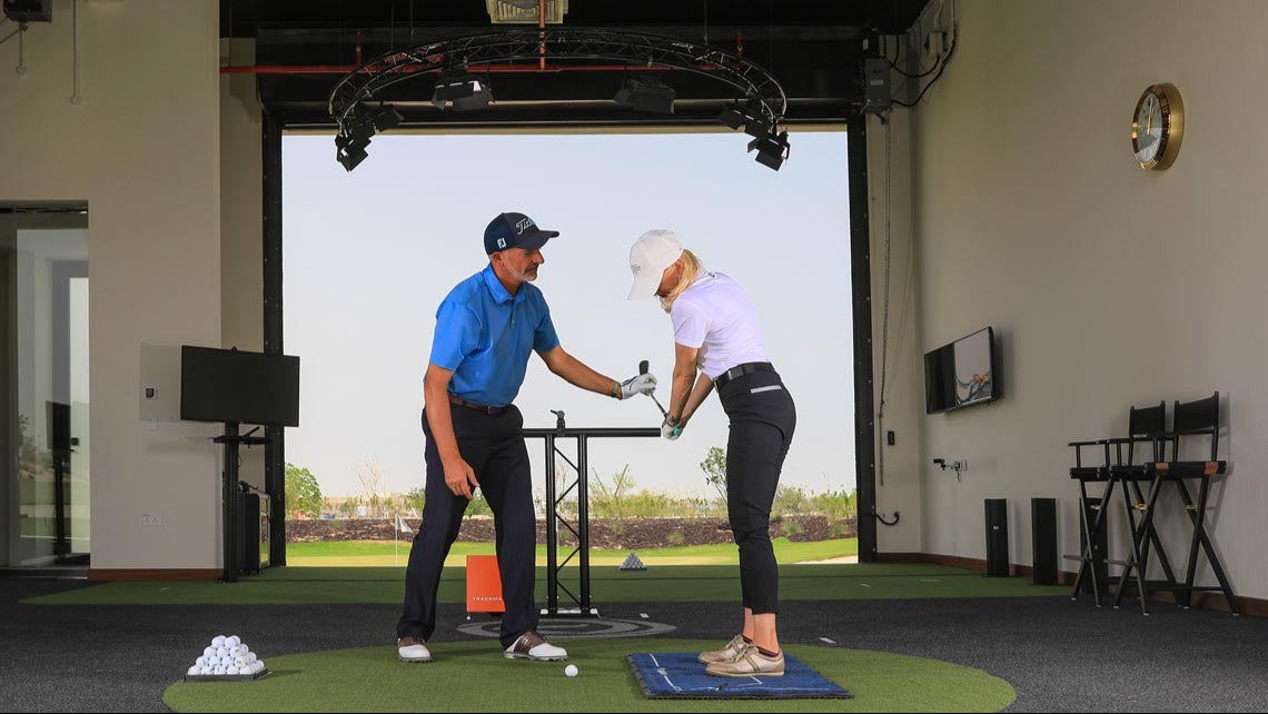 Indoor Golf Coaching Studio TrackMan | MIA Golf Technology