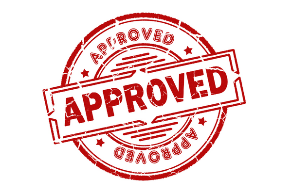 Approved stamp
