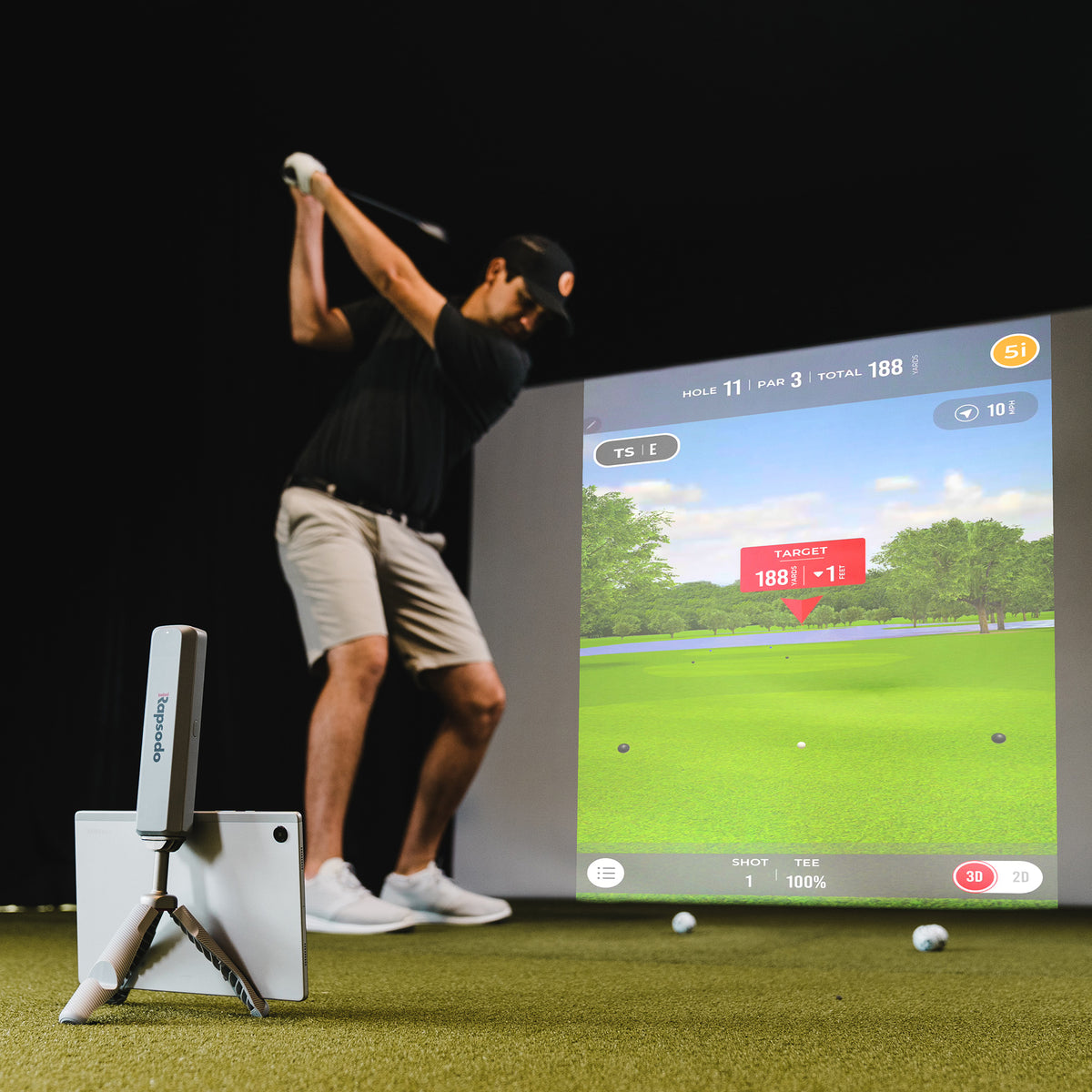 Rapsodo MLM2PRO Golf Simulator Package | SimSpace Bundle – MIA