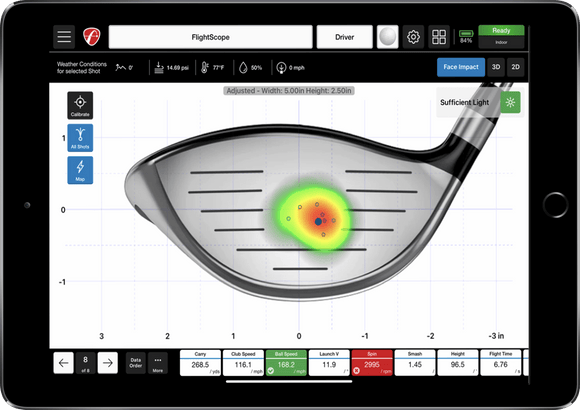 Product Profile: FlightScope Mevo+ Face Impact Location - MIA Golf Technology