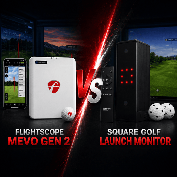 FlightScope Mevo Gen 2 vs Square Launch Monitor: Product Comparison - MIA Golf Technology