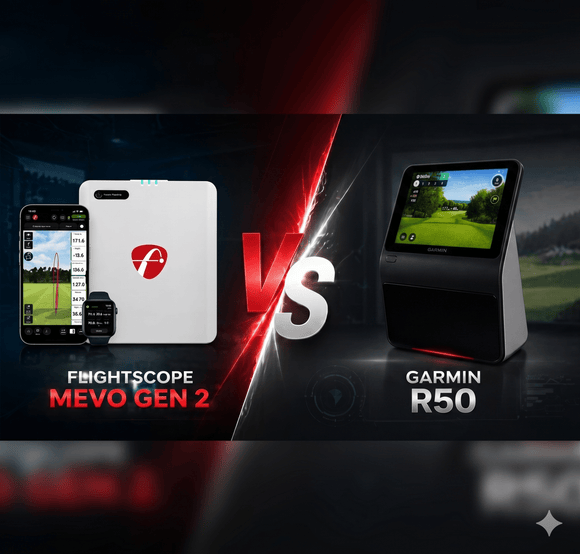 Flightscope Mevo Gen 2 vs Garmin R50: Product Comparison - MIA Golf Technology