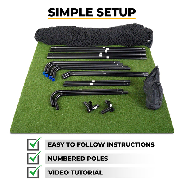 SimSpace Deluxe Golf Practice Net | MIA Golf Technology