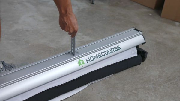 RETRACTABLE HOMECOURSE GOLF PROSCREEN 180 | MIA Golf Technology