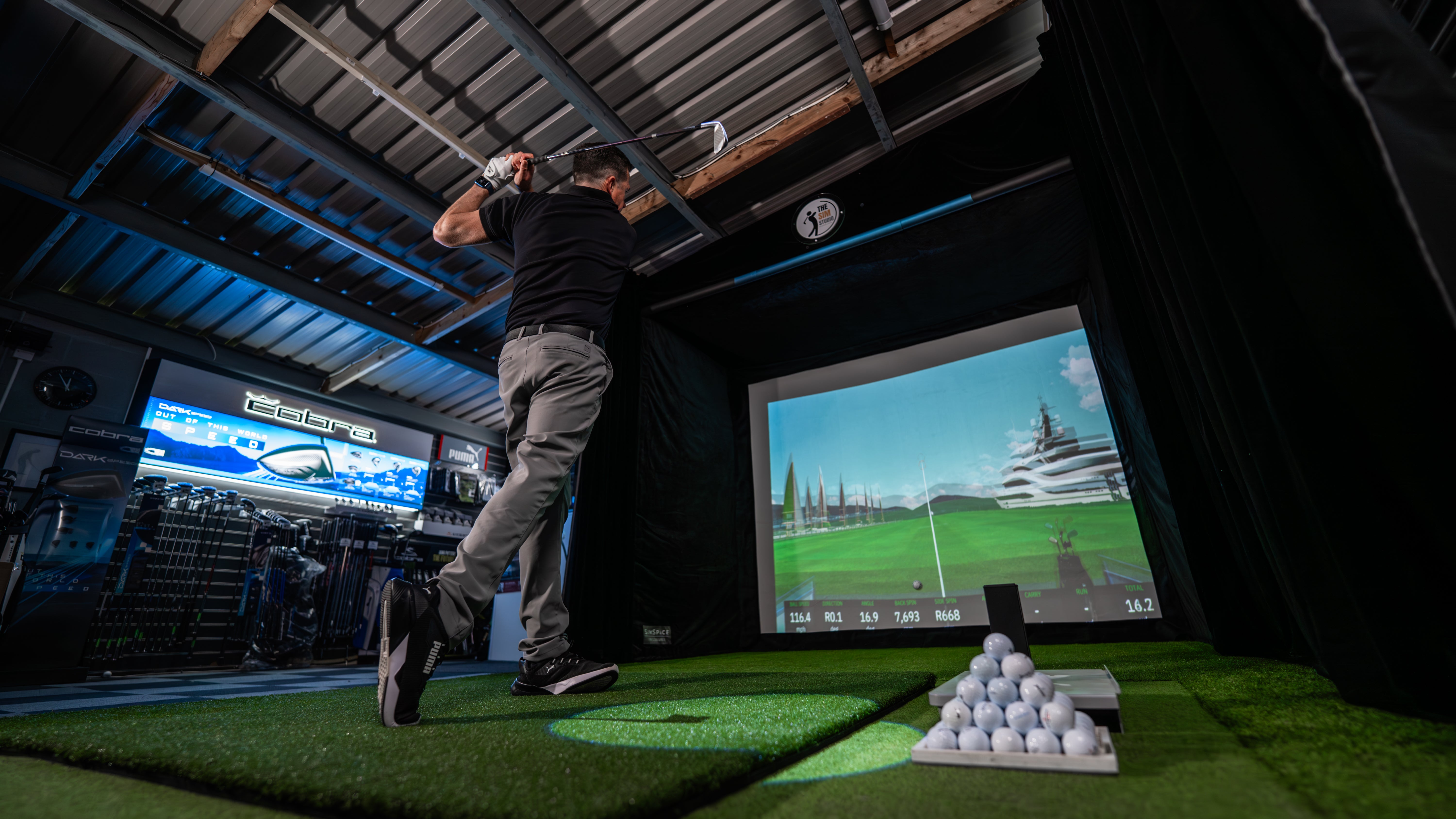 Square Golf Simulator Bundle - MIA Golf Technology