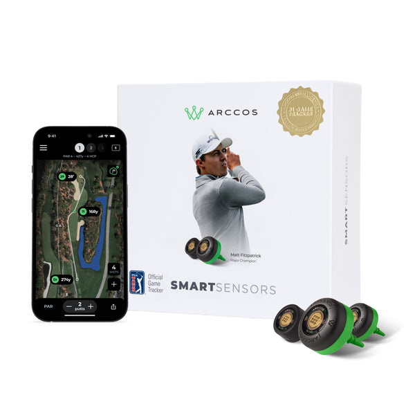 Arccos Starter Bundle (Smart Sensors + Link Pro) Golf Shot Tracker | MIA Golf Technology