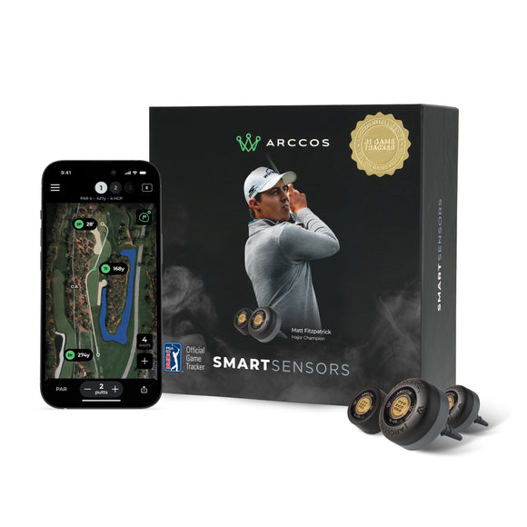 Arccos Starter Bundle (Smart Sensors + Link Pro) Golf Shot Tracker | MIA Golf Technology