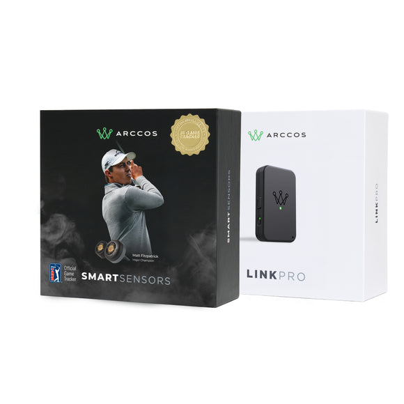 Arccos Starter Bundle (Smart Sensors + Link Pro) Golf Game Tracker | MIA Golf Technology