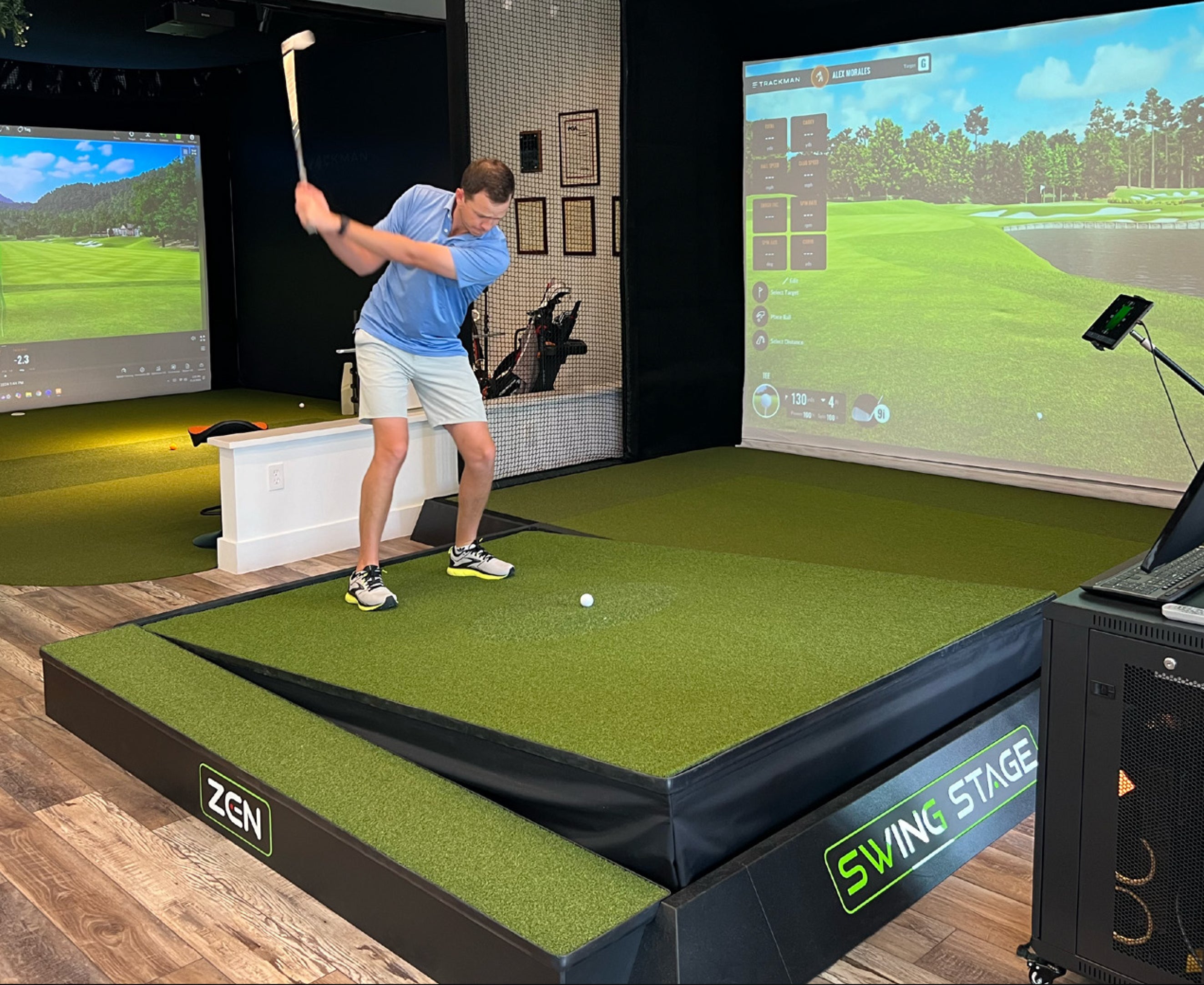 Zen Swing Stage | Real-Course Swing Practice – MIA Golf Technology